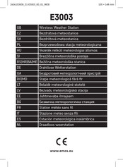 Emos E3003 Manual De Instrucciones