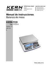 KERN FCD 3K-3 Manual De Instrucciones