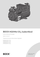 .bock HGX44e/320-4 S CO2 Instrucciones De Montaje