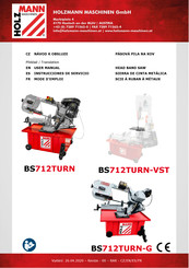 HOLZMANN MASCHINEN BS712TURN-VST Instrucciones De Servicio