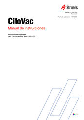 Struers CitoVac Manual De Instrucciones