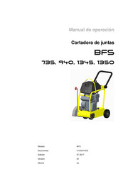 Wacker Neuson BFS 1345 Manual De Operación