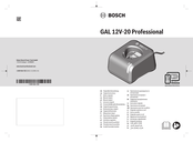 Bosch GAL12V-20 Manual Original