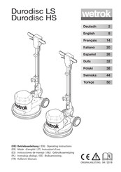 Wetrok Durodisc LS Instrucciones De Manejo