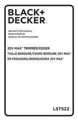 Black and Decker LST522 Manual De Instrucciones