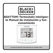 Black and Decker BDXTTSM1 Manual De Instalación Y Funcionamiento