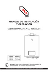 IUSA IUSIN-16P Manual De Instalación Y Operación