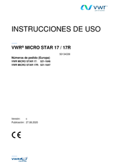 avantor VWR MICRO STAR 17 Instrucciones De Uso