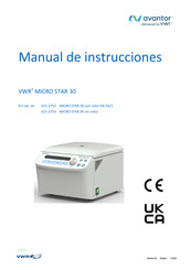 avantor 521-2752 Manual De Instrucciones