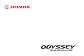 Honda ODYSSEY 2022 Manual Del Propietário