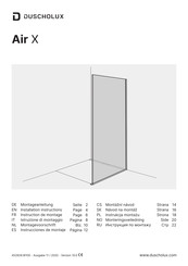 Duscholux Air X Instrucciones De Montaje