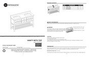 Whalen WF60GVB Instrucciones De Montaje