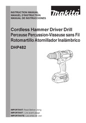 Makita DHP482 Manual De Instrucciones