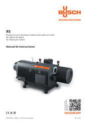 BUSCH R5 RC 1000 B Manual De Instrucciones