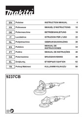 Makita 9237CB Manual De Instrucciones