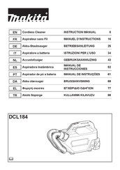 Makita DCL184 Manual De Instrucciones