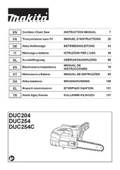 Makita DUC204 Manual De Instrucciones