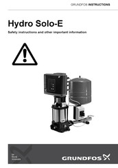 Grundfos Hydro Solo-E Instrucciones De Seguridad