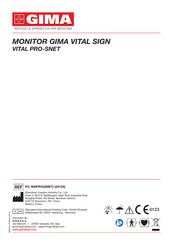 Gima VITAL PRO-SNET Manual Del Usuario