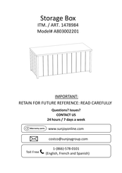 sunjoe 1478984 Manual De Instrucciones