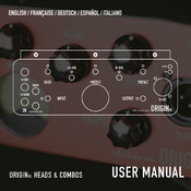 Ashdown Engineering ORIGINAL HEADS & COMBOS Manual