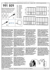 Oeseder Möbelindustrie 991 809 Instrucciones De Montaje