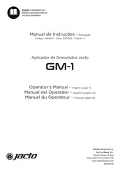 Jacto GM-1 Manual Del Operador