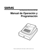 Sam4s ER-180U Manual De Operación Y Programación