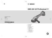 Bosch Professional GWS 18V-10 P Manual Original