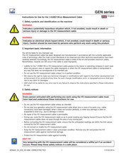 HBM GEN Serie Instrucciones De Uso