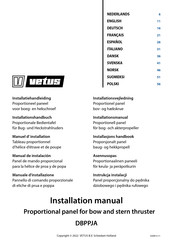 Vetus DBPPJA Manual De Instalación