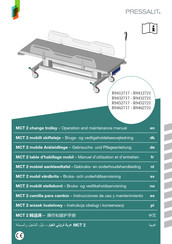 Pressalit R9452721 Instrucciones De Uso Y Mantenimiento