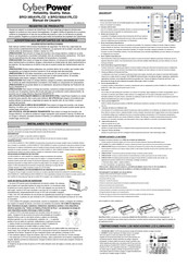 Cyberpower BRG1350AVRLCD Manual De Usuario