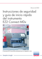 Qiagen EZ2 Connect MDx Guia De Inicio Rapido