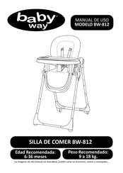 Baby way BW-812 Manual De Uso