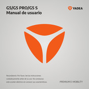 Yadea G5 2022 Manual De Usuario