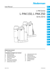 Nederman L-PAK Serie Manual Del Usuario