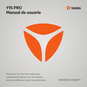 Yadea Y1S PRO 2022 Manual De Usuario