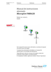 Endress+Hauser Micropilot FMR62B Manual De Instrucciones Abreviado