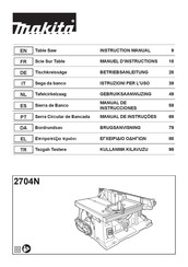 Makita 2704N Manual De Instrucciones