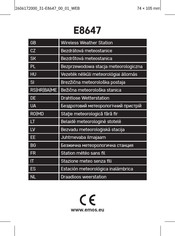 Emos E8647 Manual De Instrucciones