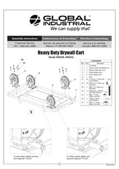 Global Industrial 800542 Instrucciones De Ensamblaje