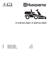 Husqvarna R 418TsX AWD Manual De Usuario
