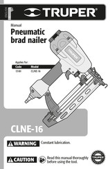 Truper CLNE-16 Manual