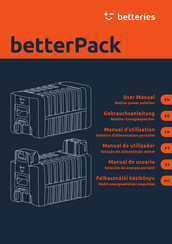 betteries betterPack Manual De Usuario