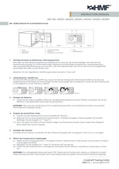 HMF 4612212 Manual De Instrucciones