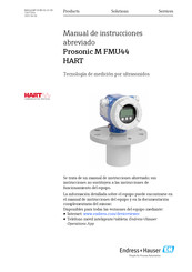 Endress+Hauser HART Prosonic M FMU44 Manual De Instrucciones Abreviado