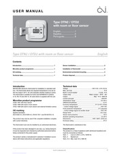 OJ Electronics OTN2 Manual Del Usuario