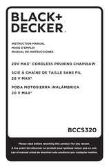 Black and Decker BCCS320 Manual De Instrucciones