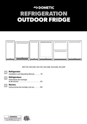 Dometic EA 15F Instructions De Montage Et De Service